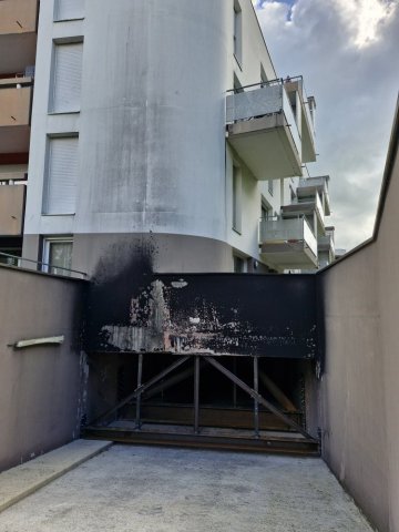 Incendie dans un parking situé à Cesson-Sévigné, proche Rennes